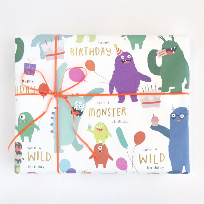 Monsters Wrapping Paper