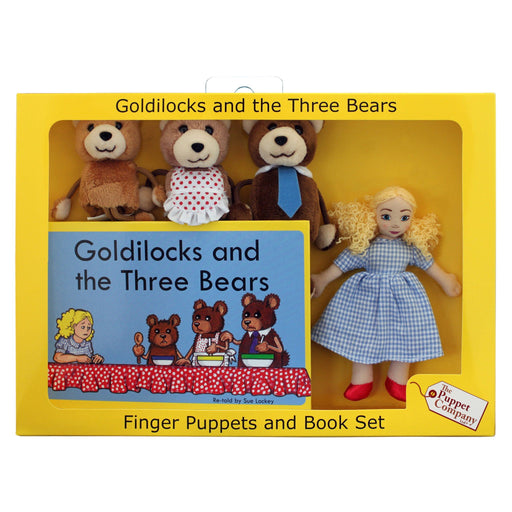 Goldilocks & The Three Bears - Traditional Puppet Story Set - souzu.co.uk