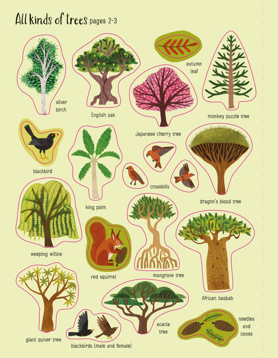 First Sticker Book - Trees