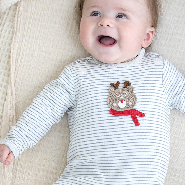 Crochet Reindeer Babygro