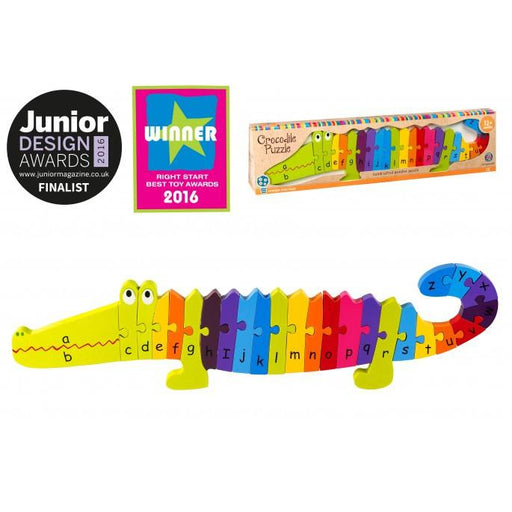 Alphabet Crocodile Puzzle - souzu.co.uk