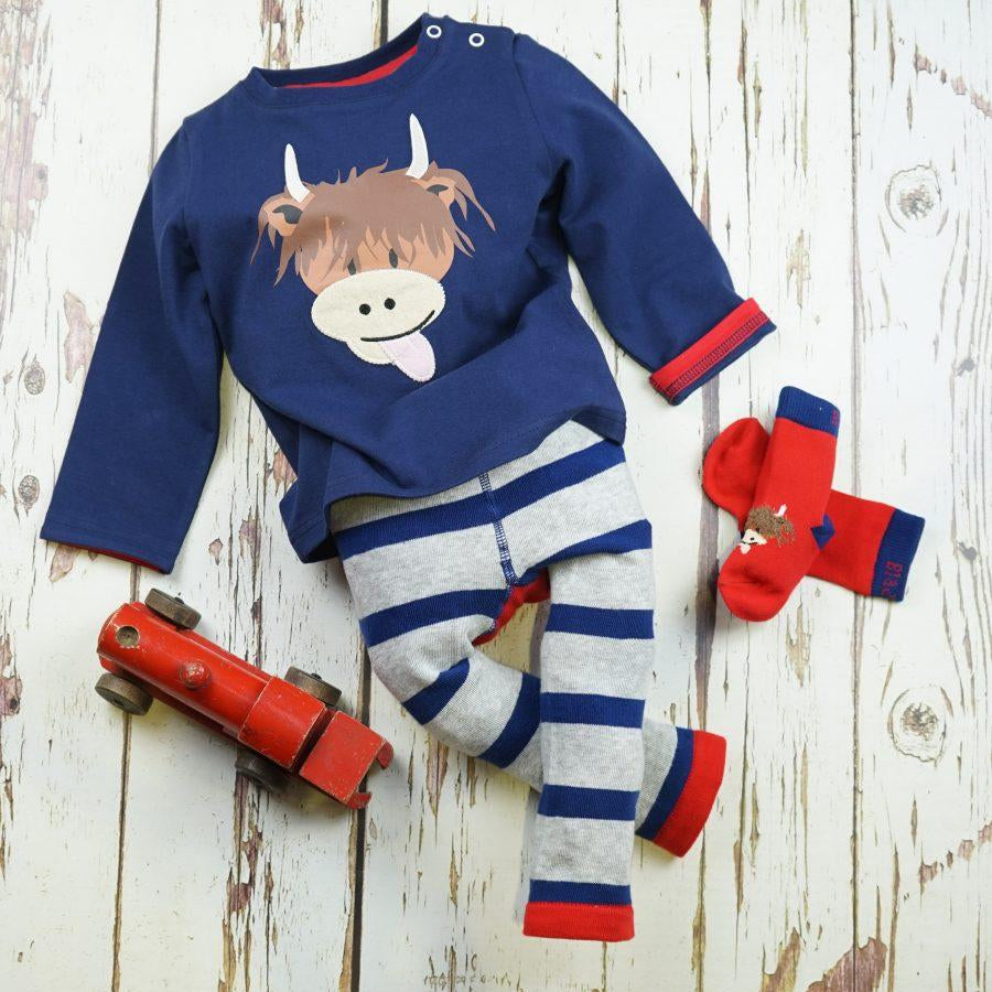 Fluffy Highland Cow Socks - souzu.co.uk