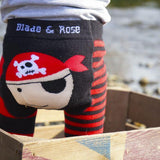 Striped Pirate Leggings - souzu.co.uk
