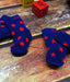 Classic Navy and Red Socks - 2 Packs - souzu.co.uk