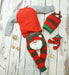 Fluffy Santa Christmas Socks - souzu.co.uk
