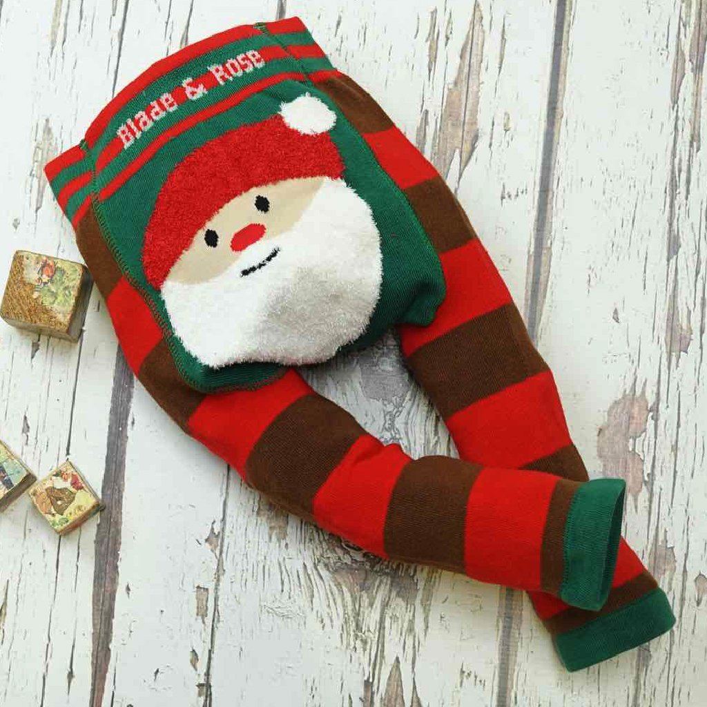 Fluffy Santa Leggings - souzu.co.uk