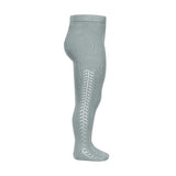 Condor Side Openwork Warm Green Tights - souzu.co.uk