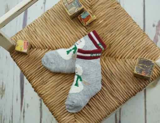 Snowman Fluffy Christmas Socks - souzu.co.uk