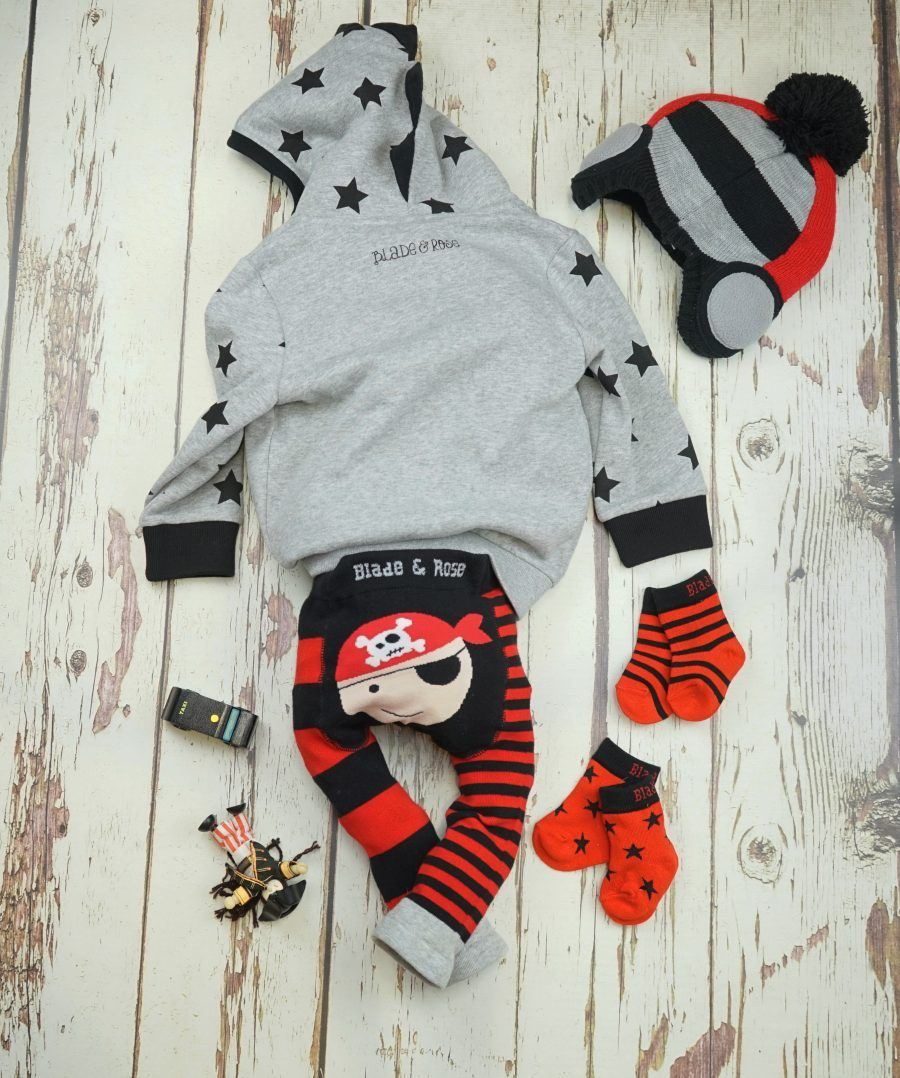 Striped Pirate Leggings - souzu.co.uk