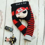 Striped Pirate Leggings - souzu.co.uk