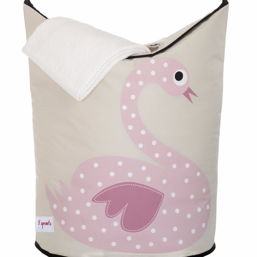 Swan Laundry Hamper - souzu.co.uk