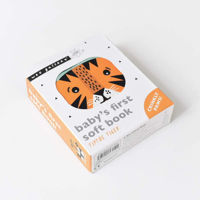 Soft Cloth Book - Tiptoe Tiger